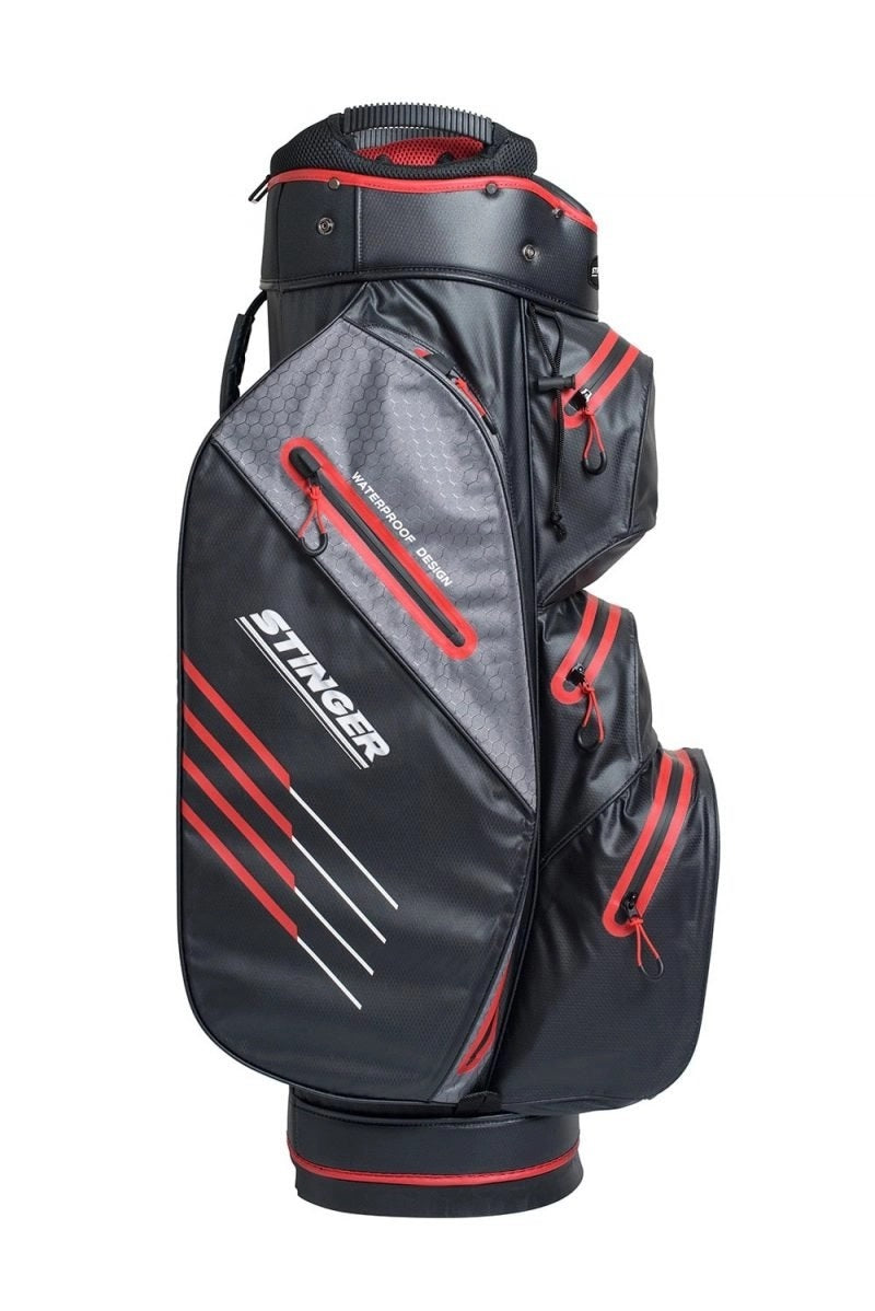 Taylormade Storm Dry Waterproof Golf Cart Bag - Dark Grey/Light Grey