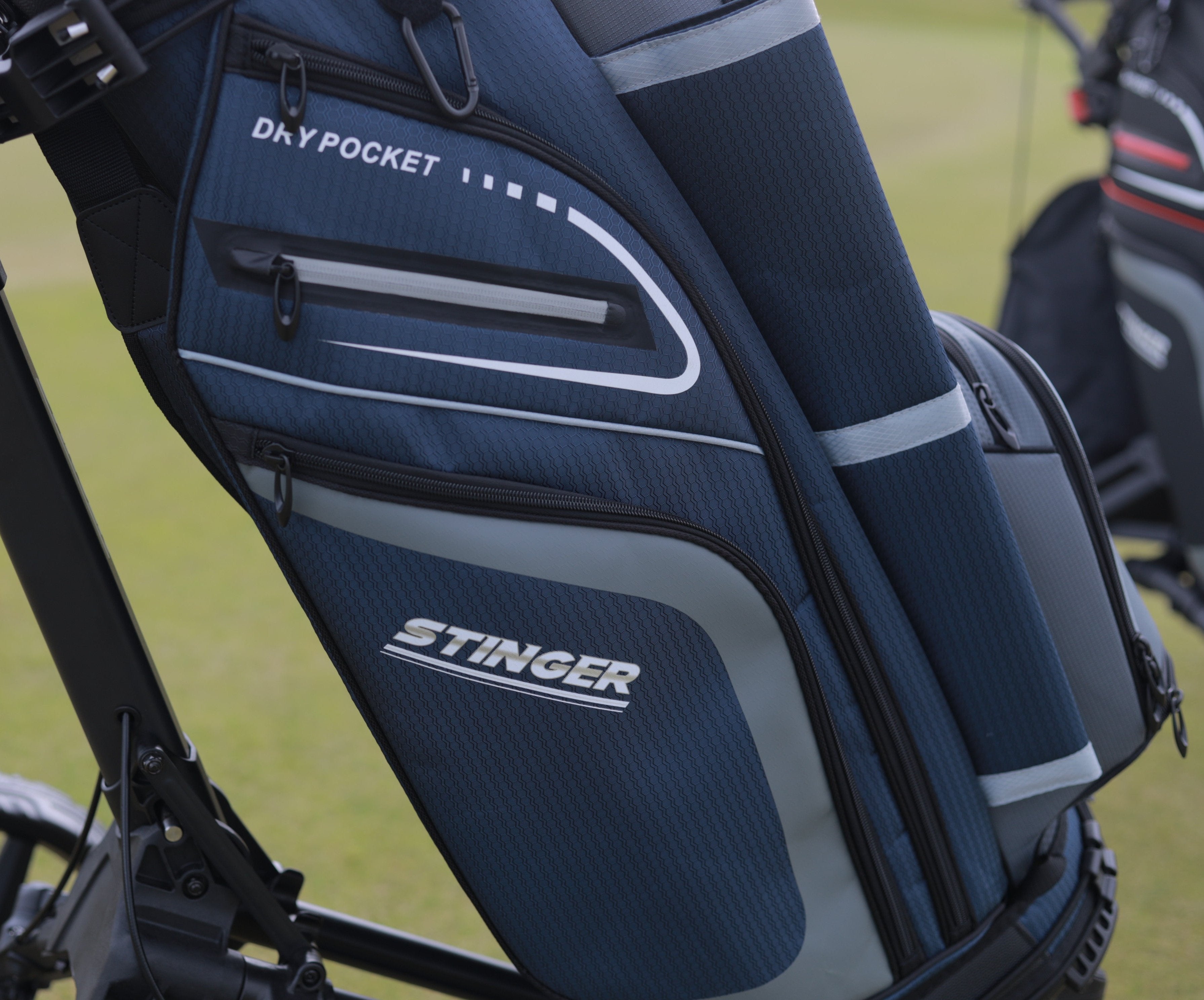 Stinger Premium Cart Bag - Navy / Charcoal