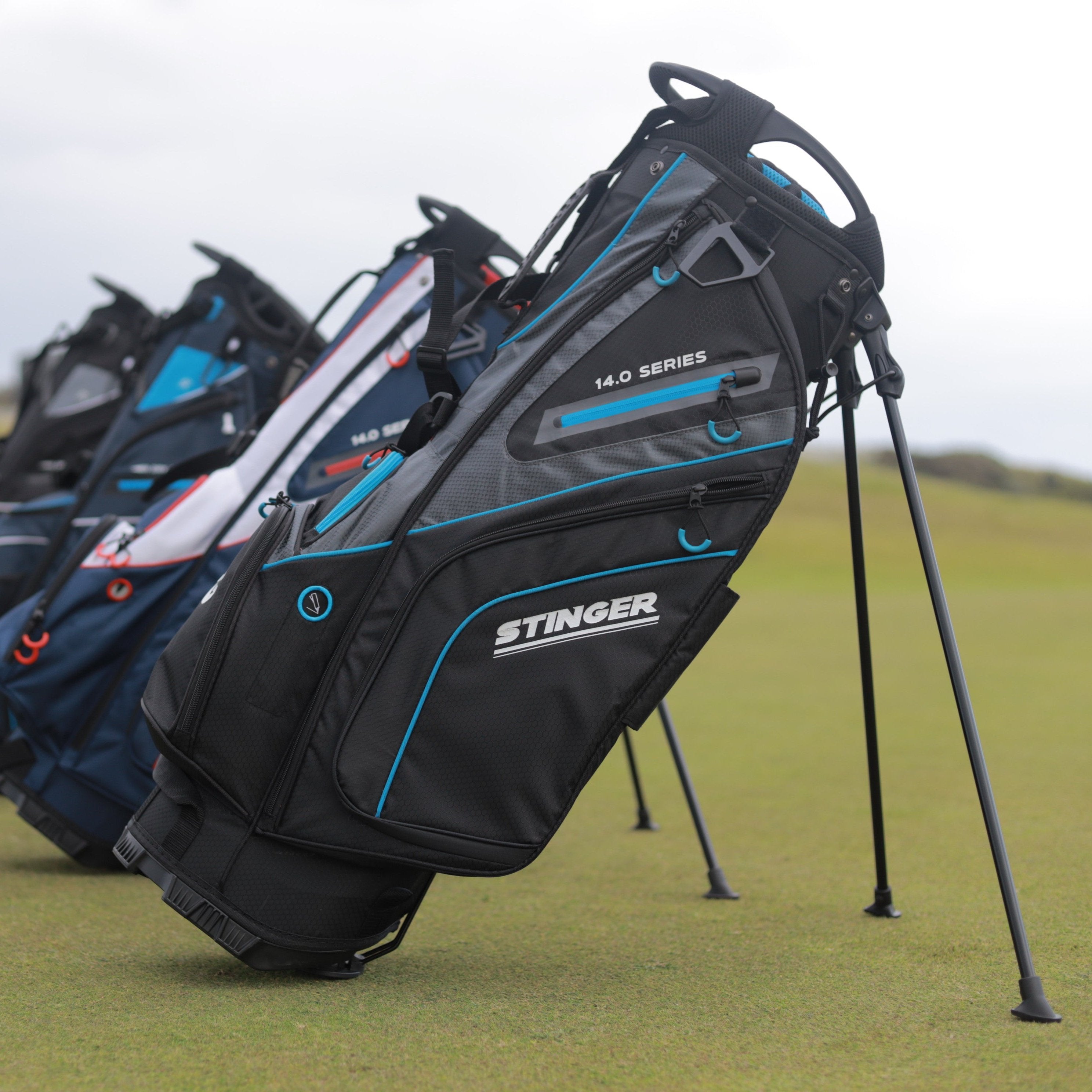 Stinger Stand Bag - Black / Grey / Blue