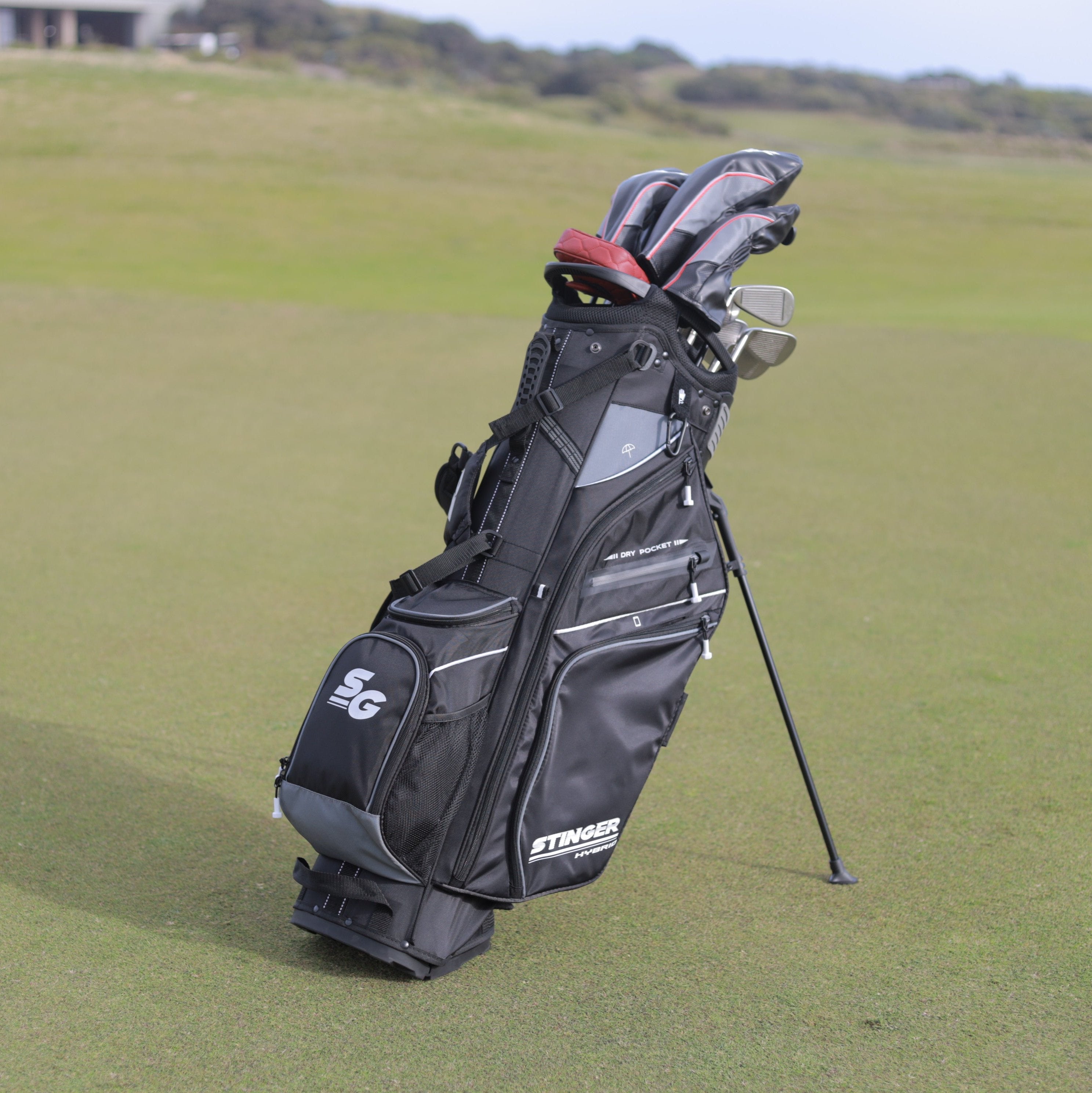 Hybrid Stand Bag - Black/White