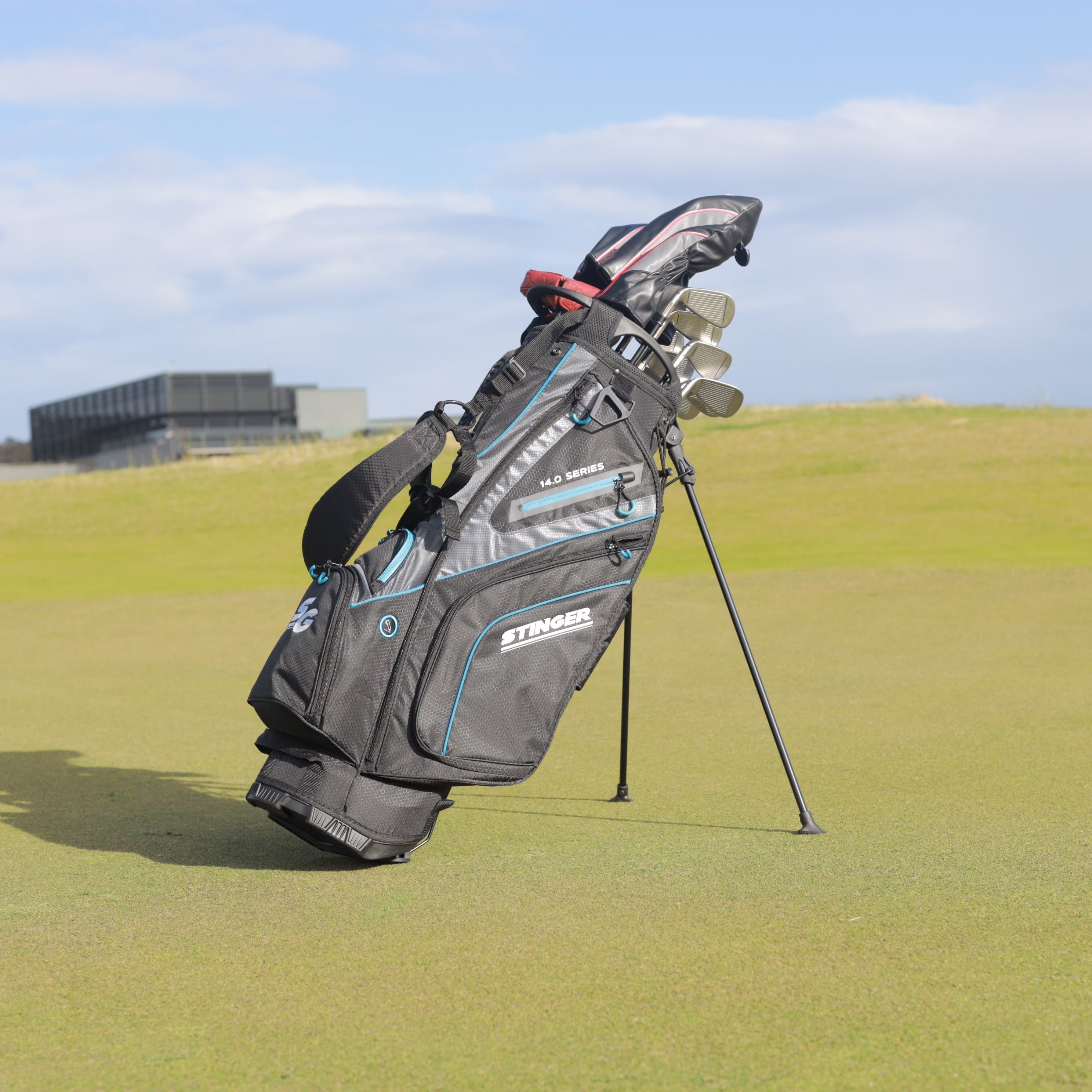 Stinger Stand Bag - Black / Grey / Blue