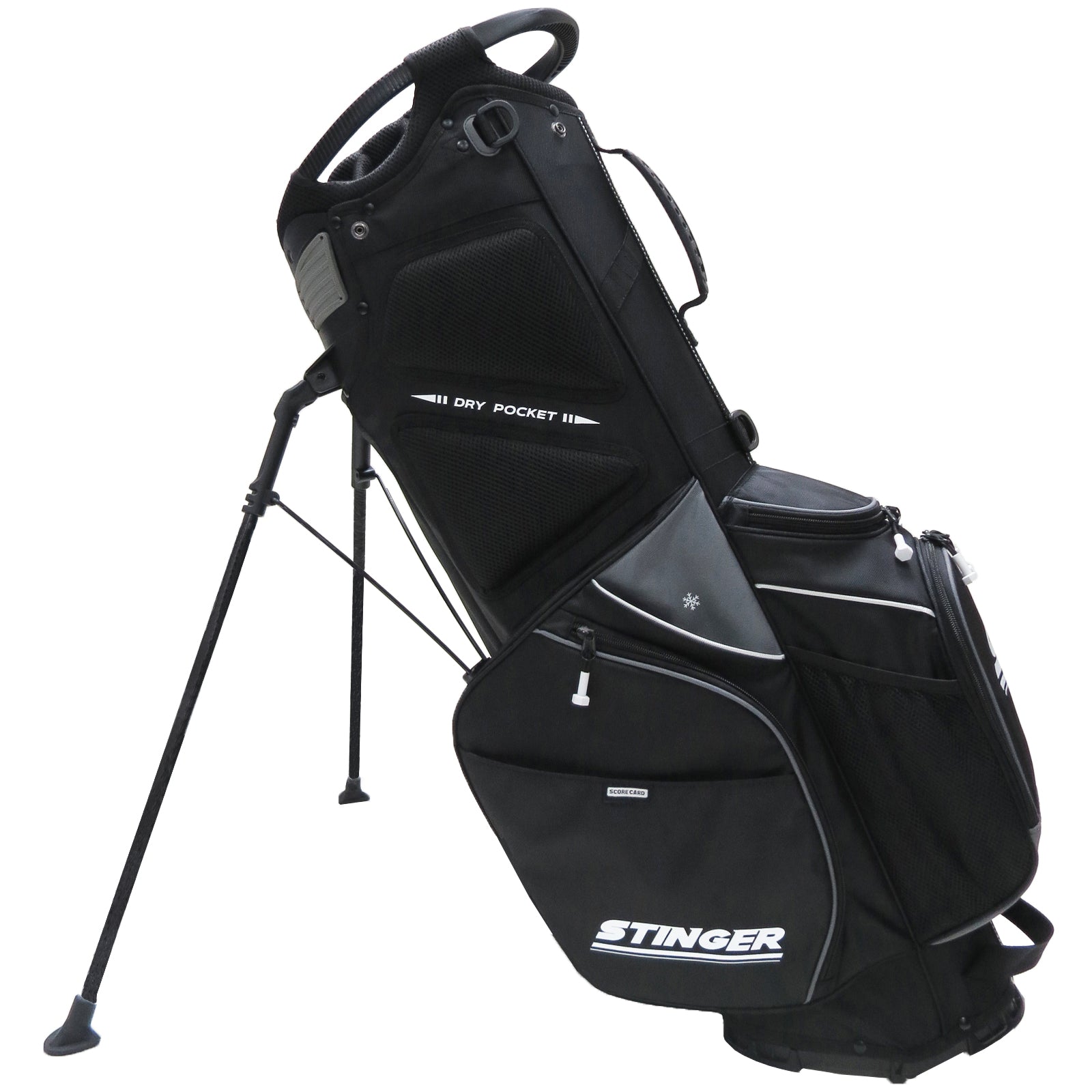 Hybrid Stand Bag - Black/White