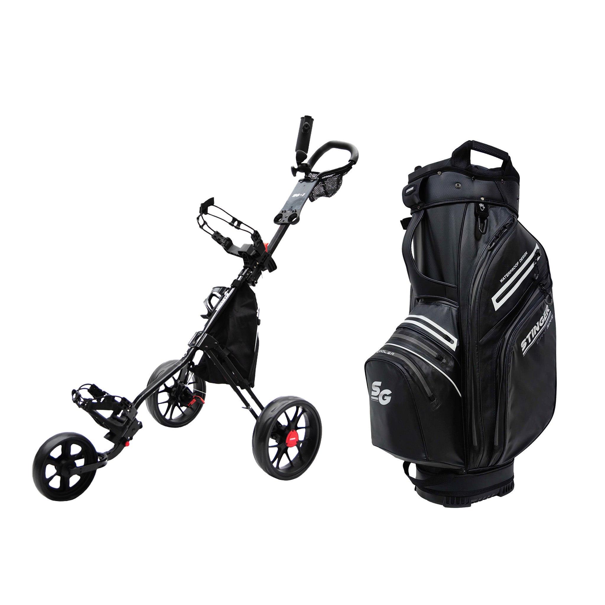 Stinger SG-1 Golf Buggy & Golf Bag Bundle