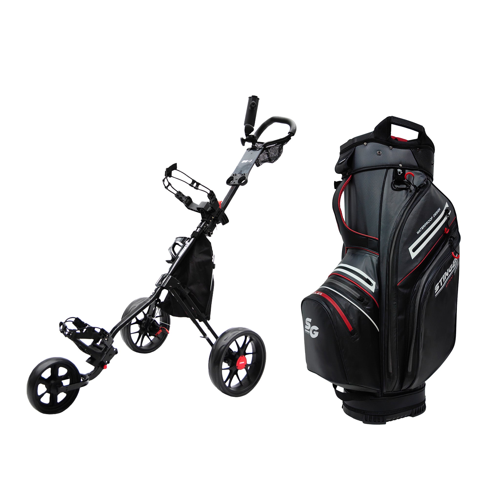 Stinger SG-1 Golf Buggy & Golf Bag Bundle