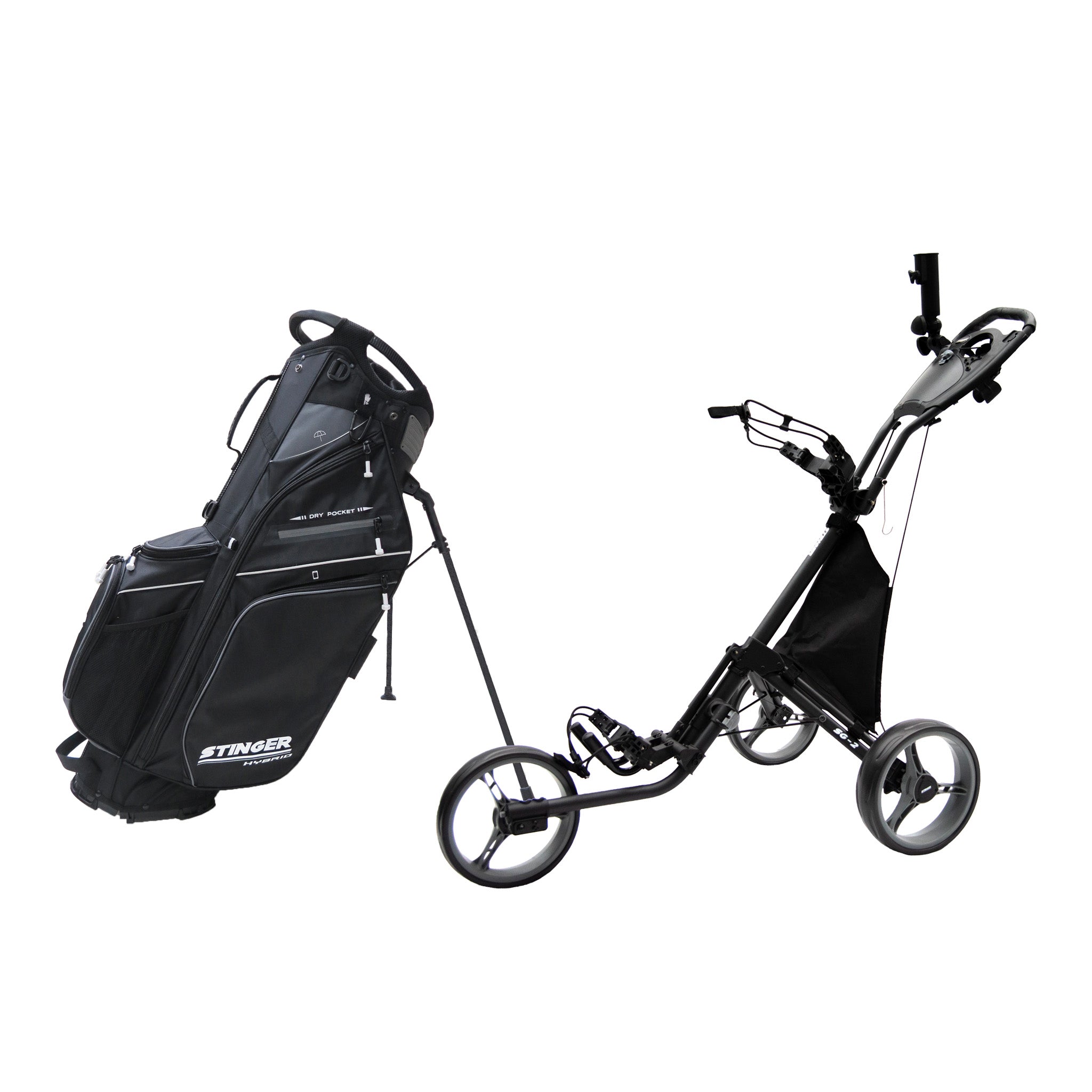 Stinger SG-2 Golf Buggy & Golf Bag Bundle