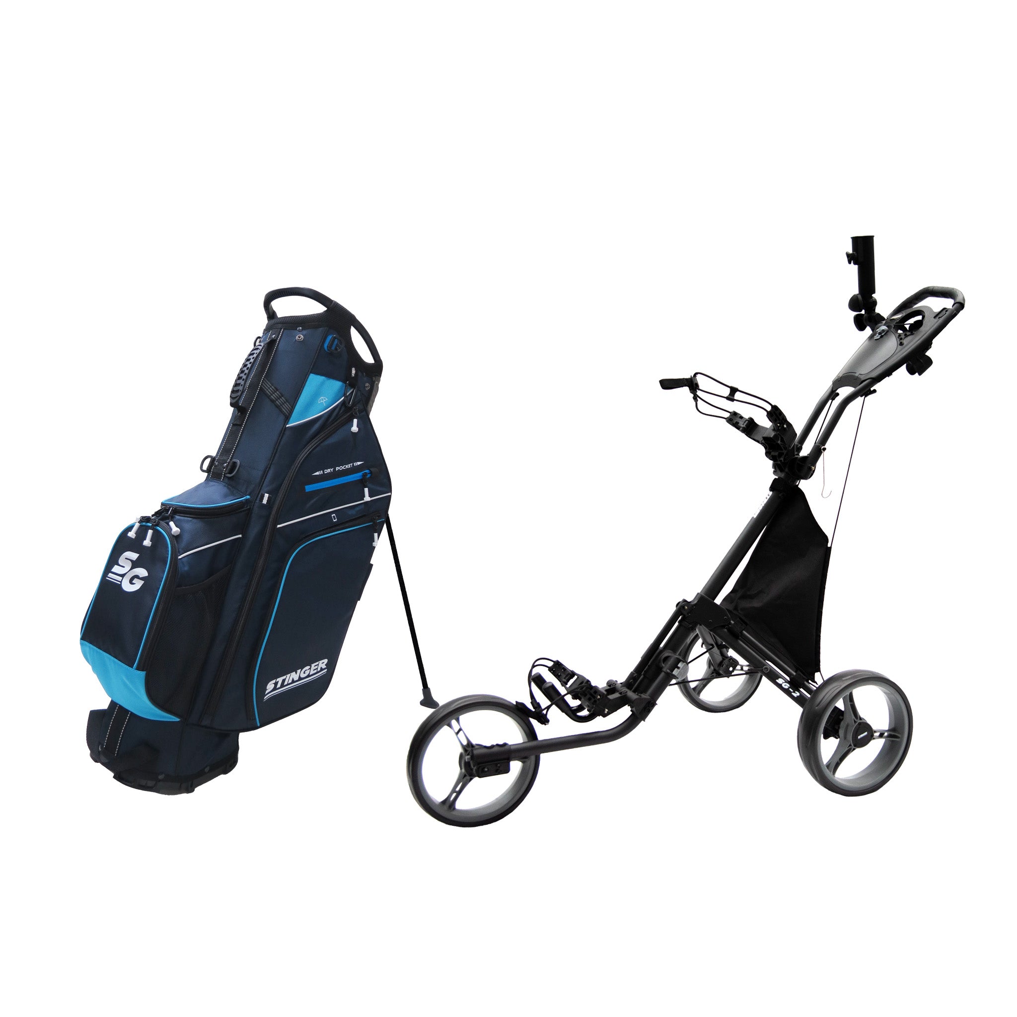 Stinger SG-2 Golf Buggy & Golf Bag Bundle