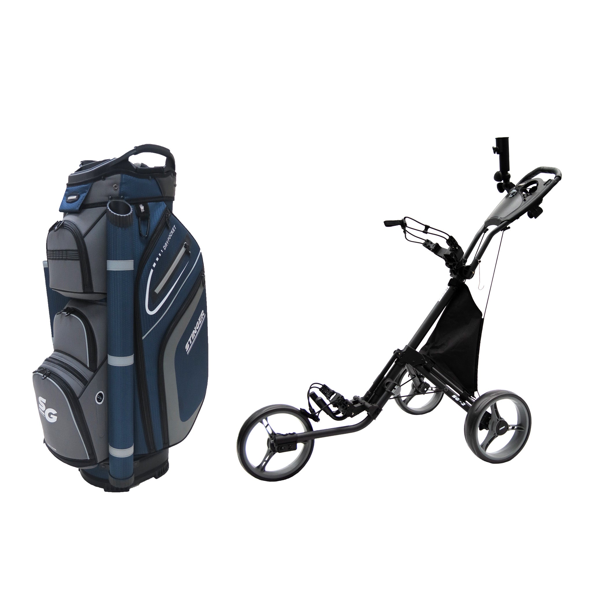 Stinger SG-2 Golf Buggy & Golf Bag Bundle