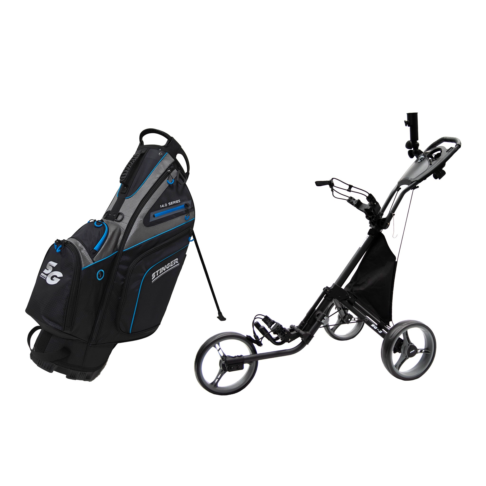 Stinger SG-2 Golf Buggy & Golf Bag Bundle