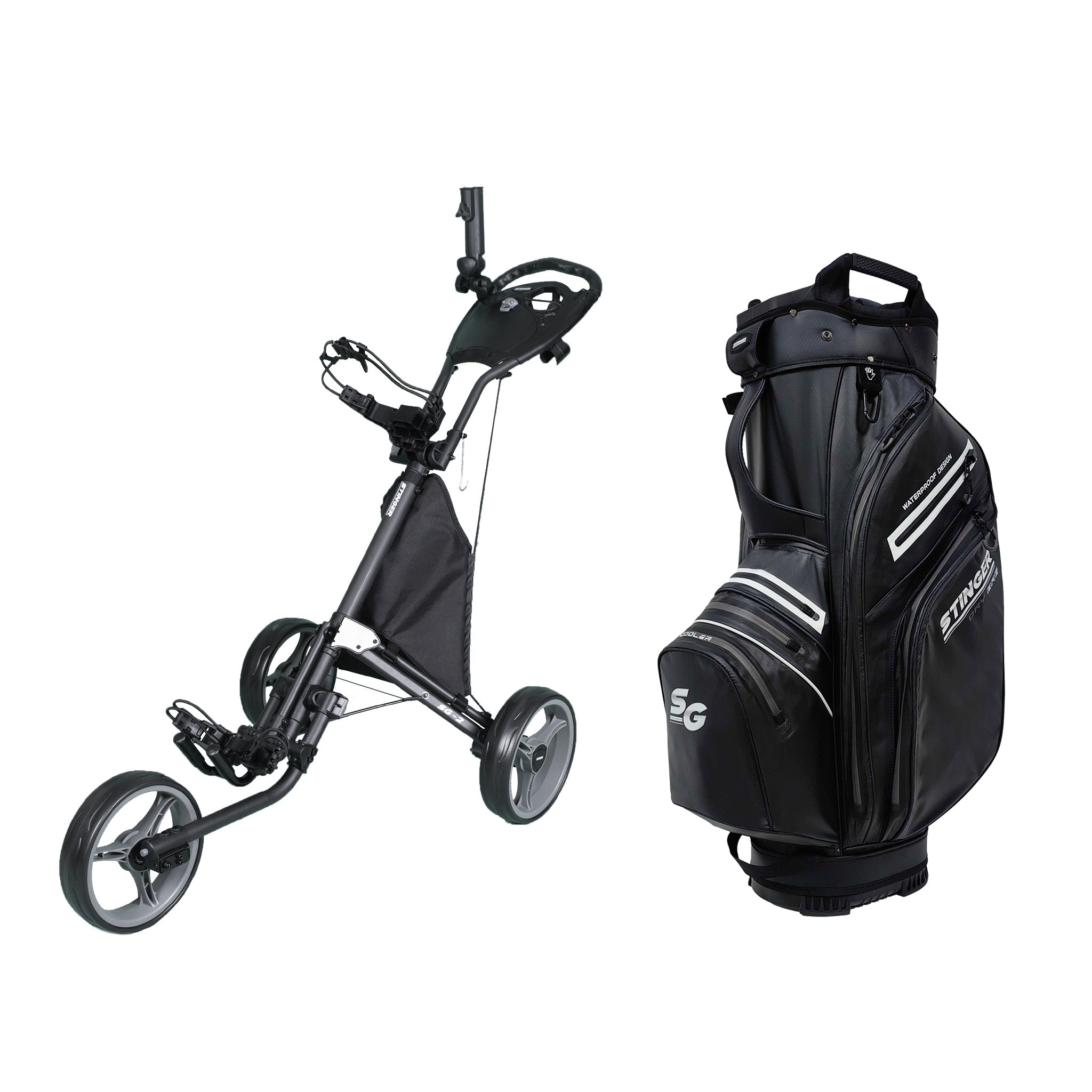 Stinger SG-2 Golf Buggy & Golf Bag Bundle