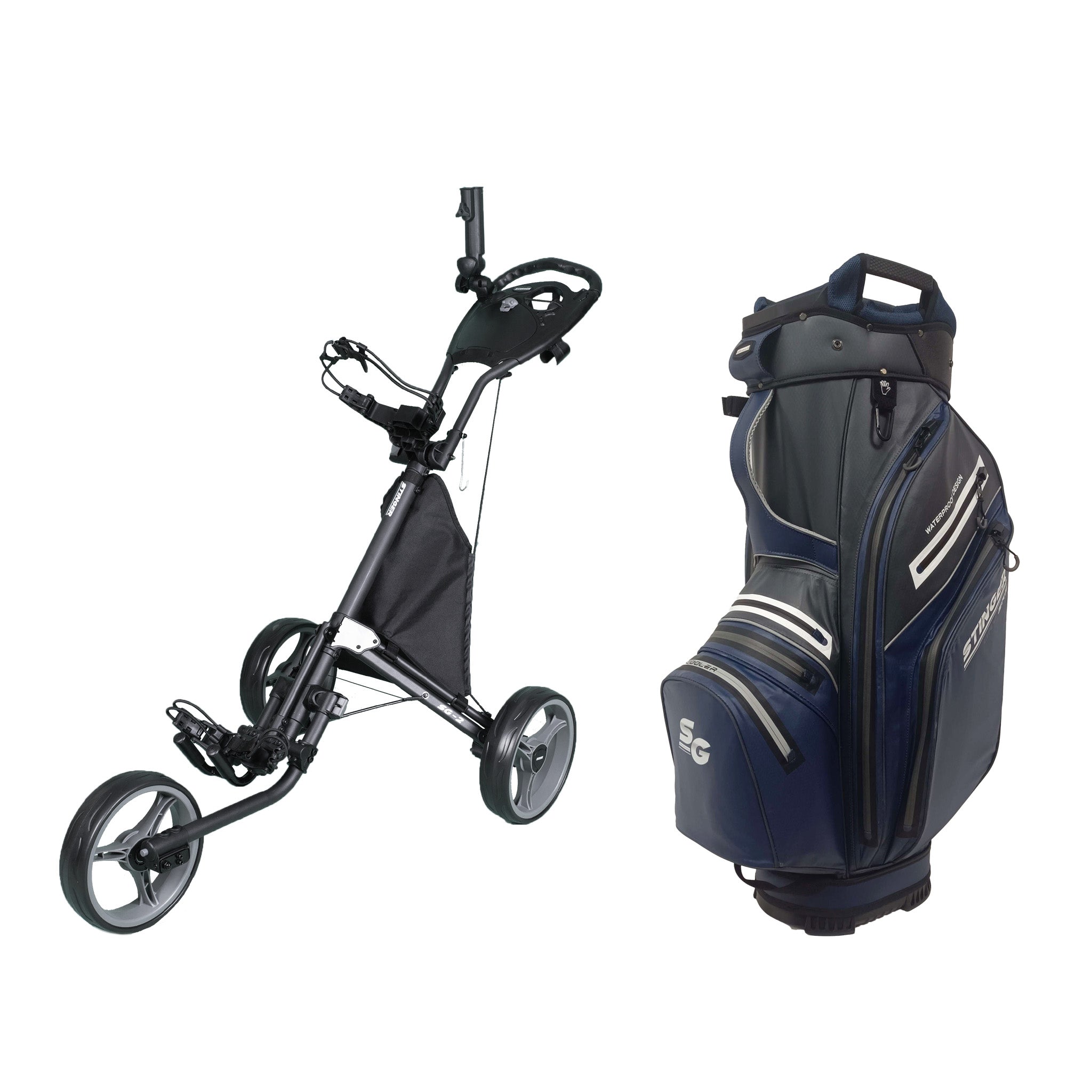 Stinger SG-2 Golf Buggy & Golf Bag Bundle