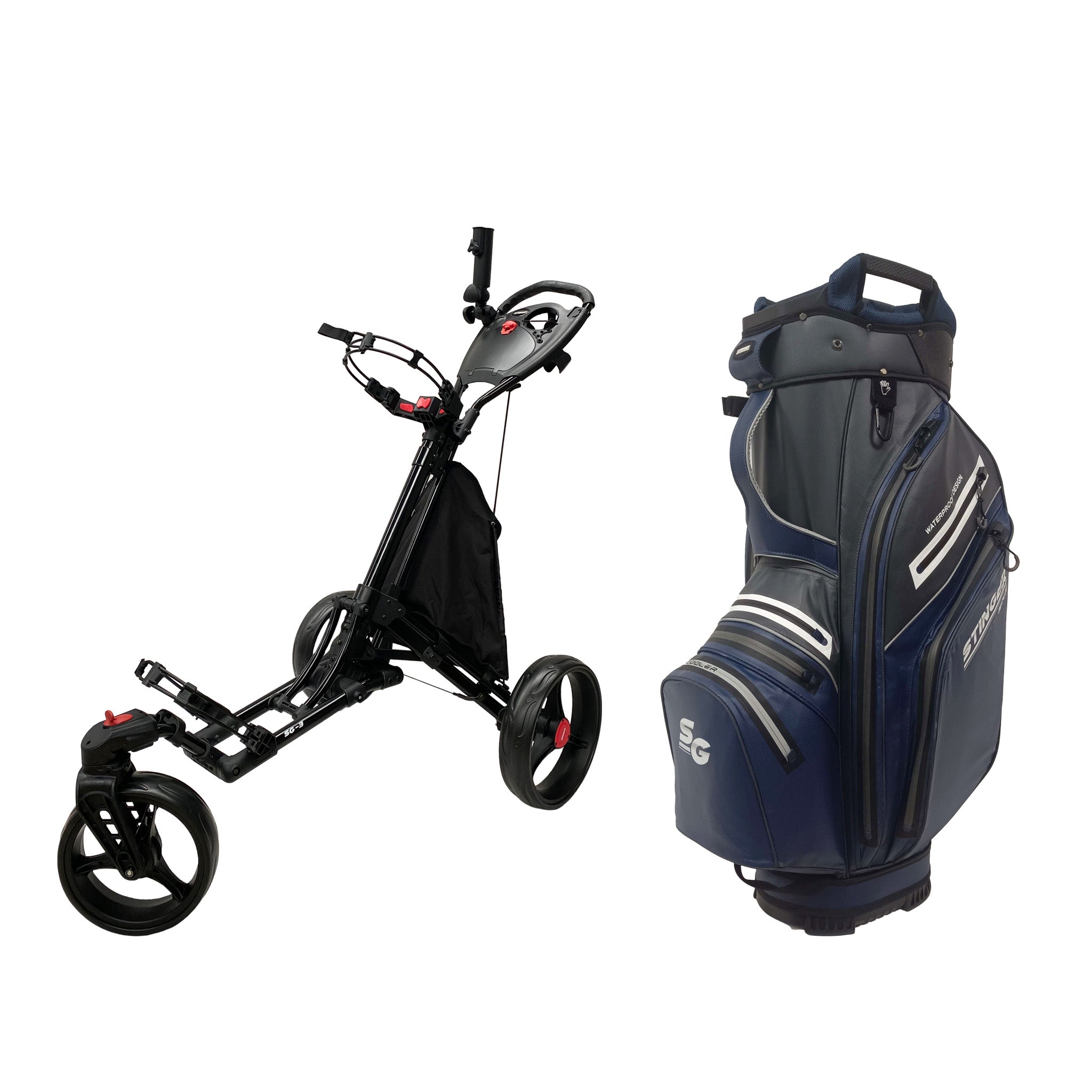 Stinger SG-3 Golf Buggy & Golf Bag Bundle