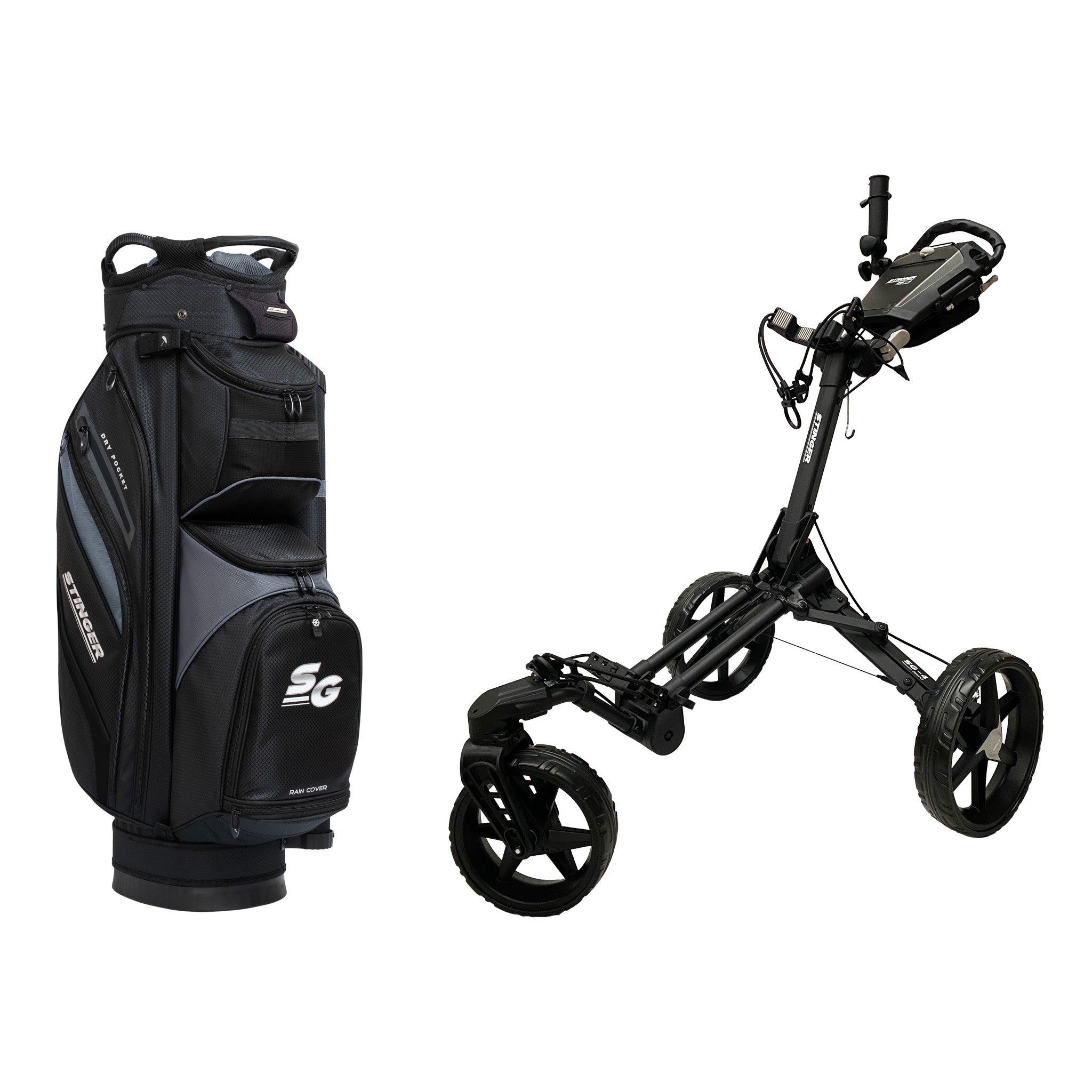 Golf bag and buggy on sale