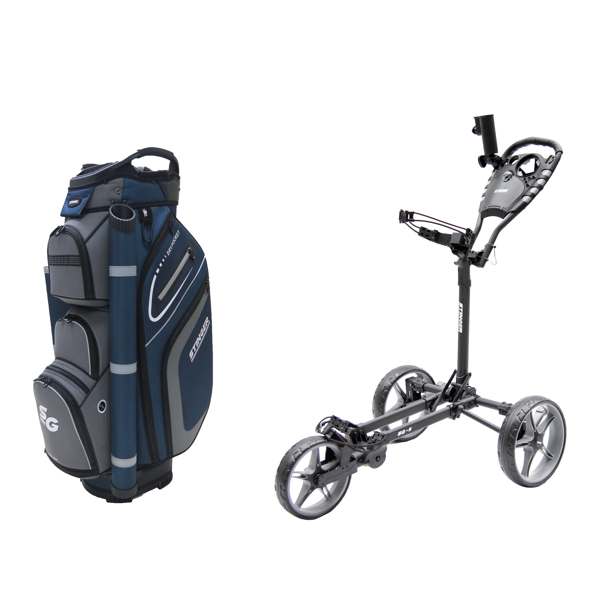 Stinger SG-5 Golf Buggy & Golf Bag Bundle