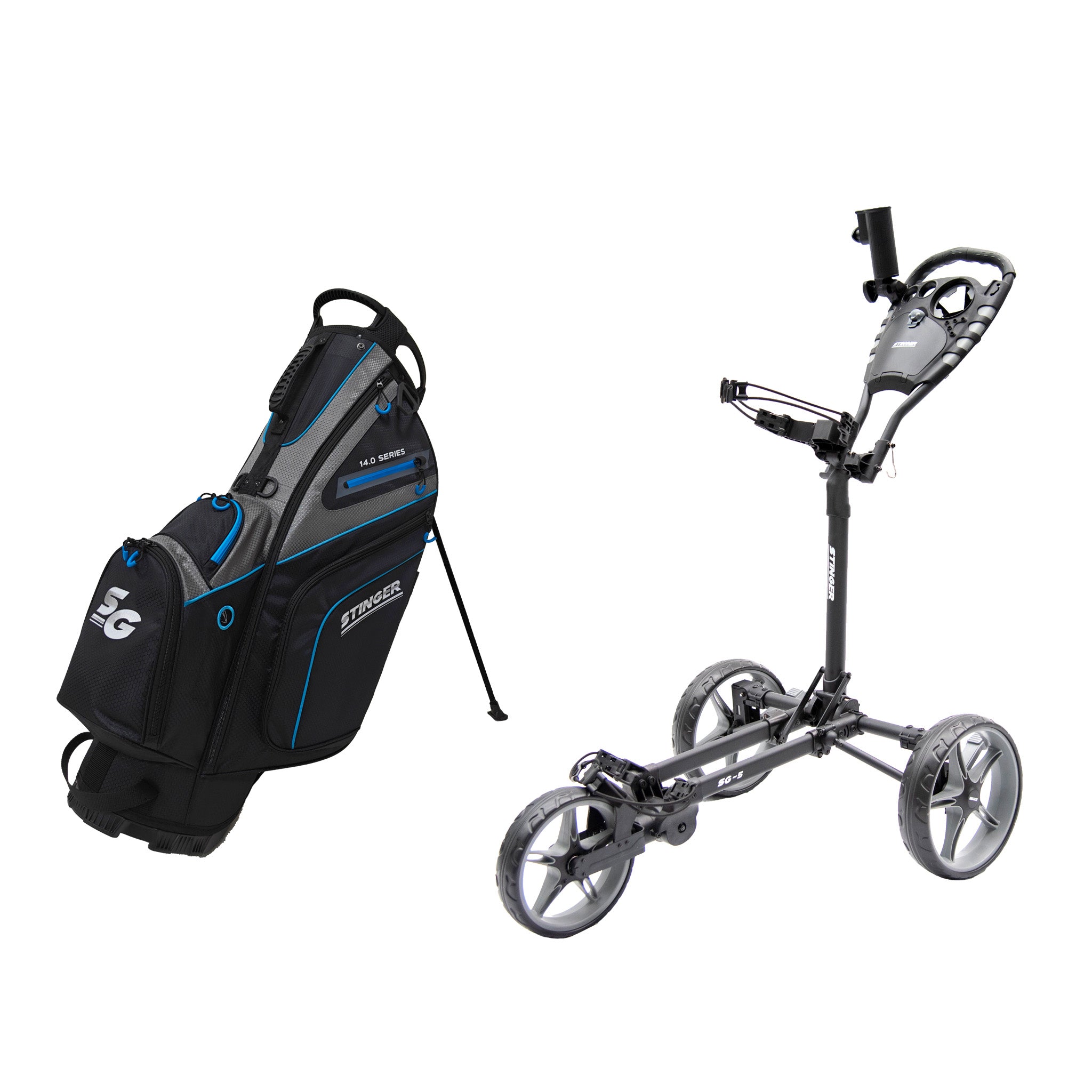 Stinger SG-5 Golf Buggy & Golf Bag Bundle