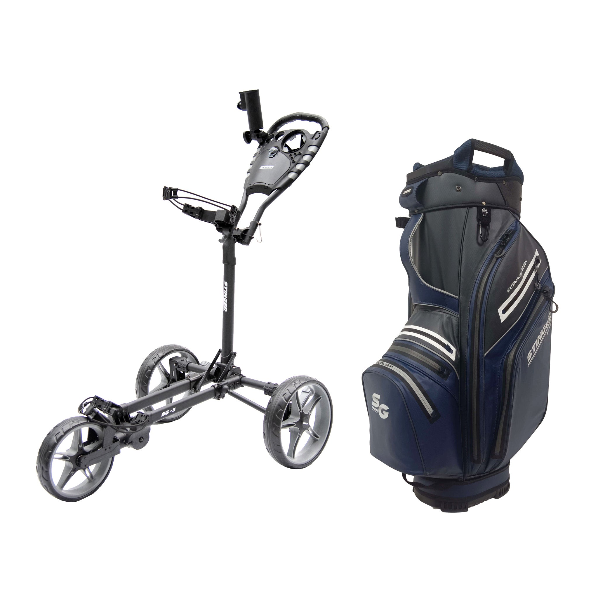 Stinger SG-5 Golf Buggy & Golf Bag Bundle