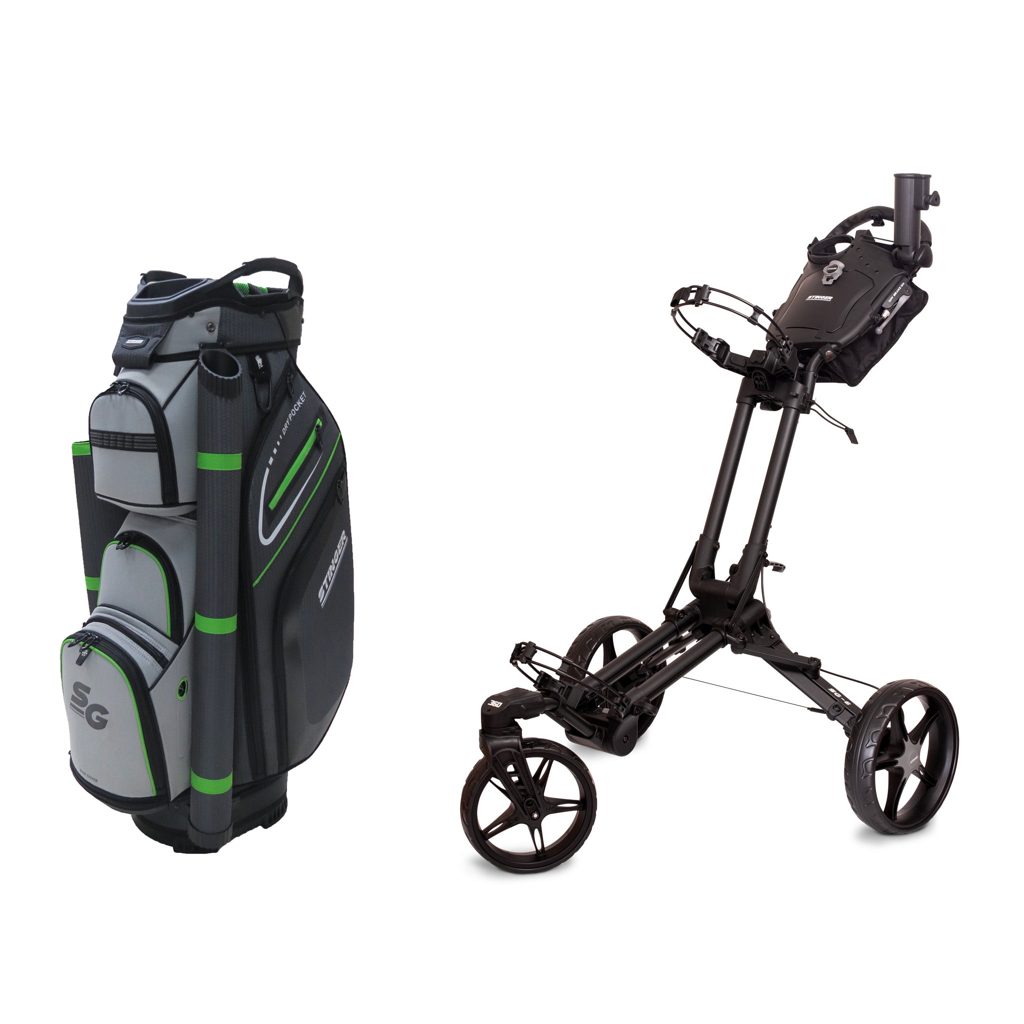 Stinger SG-6 Golf Buggy & Golf Bag Bundle