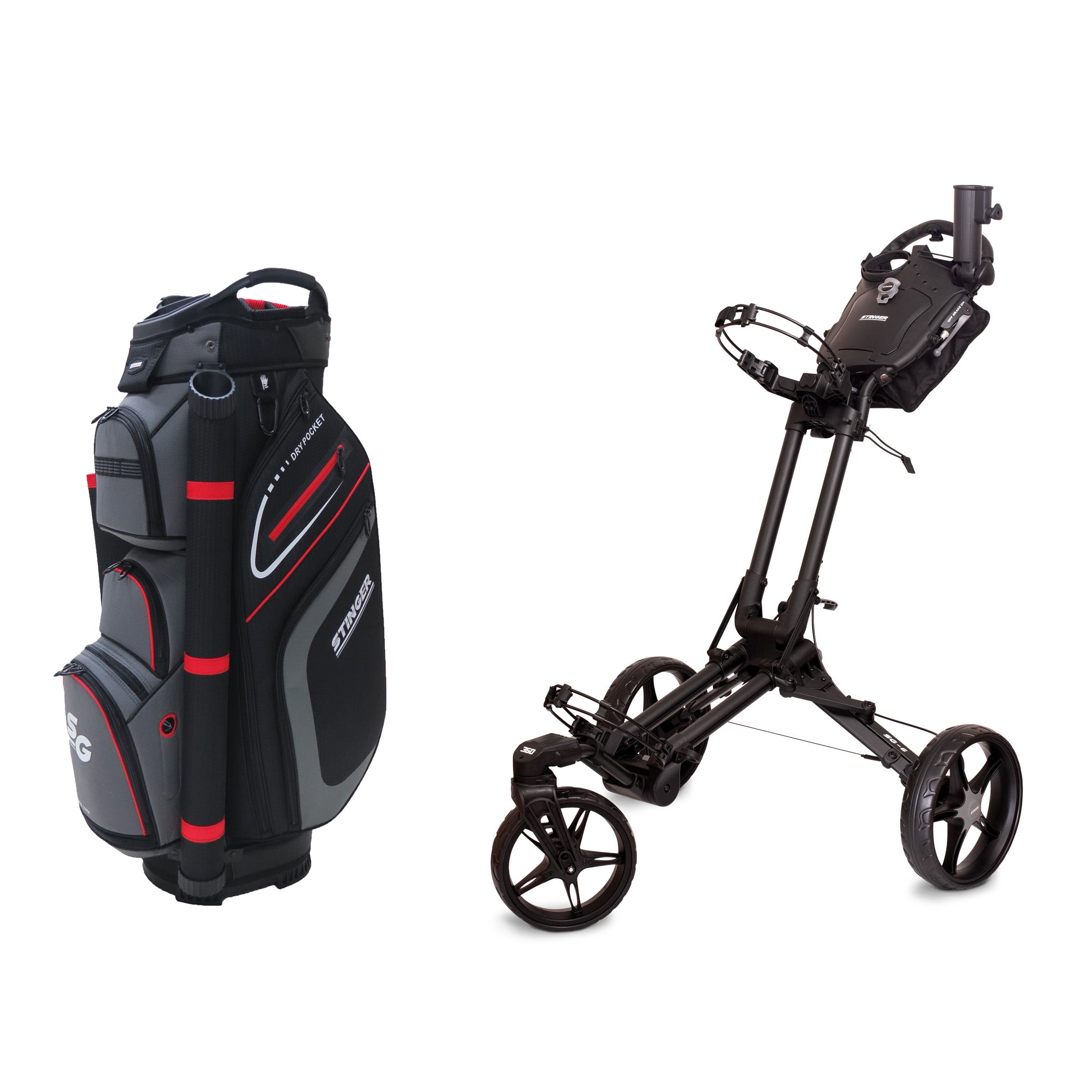 Stinger SG-6 Golf Buggy & Golf Bag Bundle