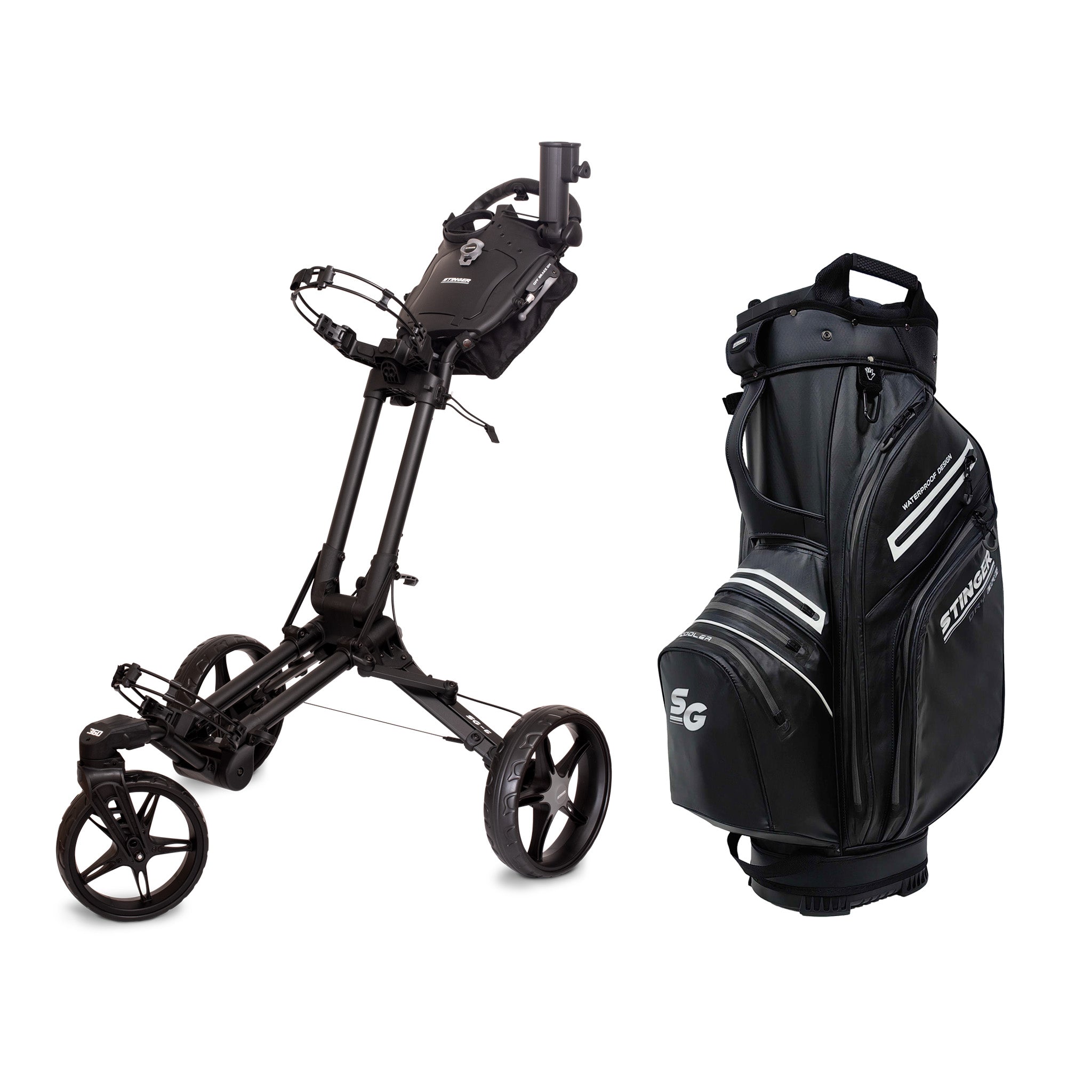 Stinger SG-6 Golf Buggy & Golf Bag Bundle