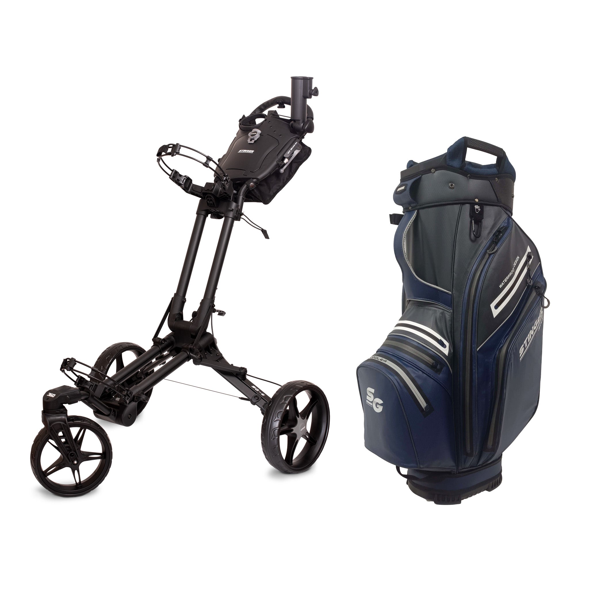 Stinger SG-6 Golf Buggy & Golf Bag Bundle