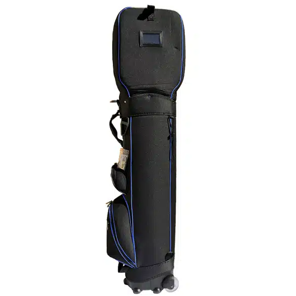 Onyx Roller Golf Travel Bag on Wheels – Black/Blue