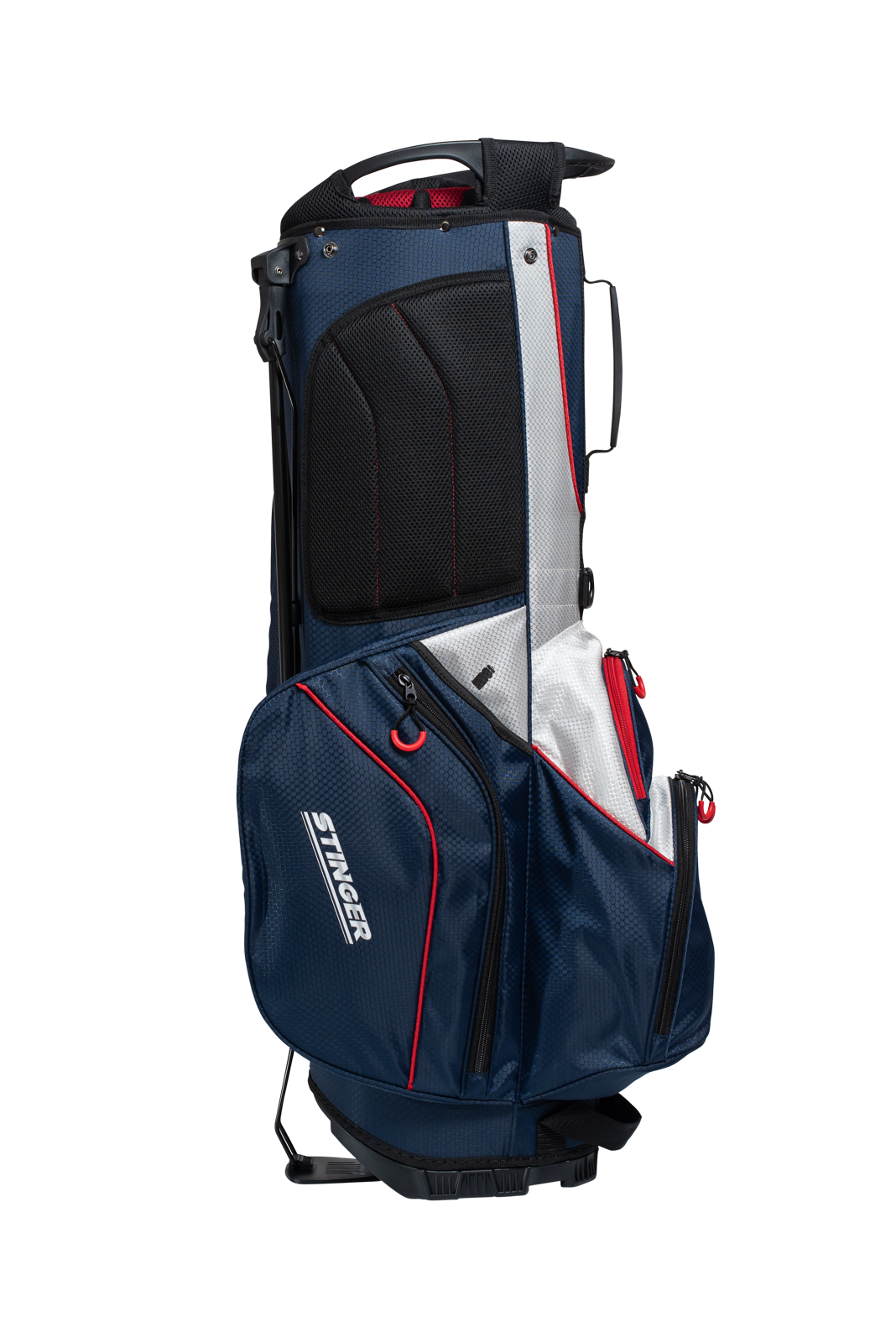 Stinger Stand Bag - Navy / White / Red