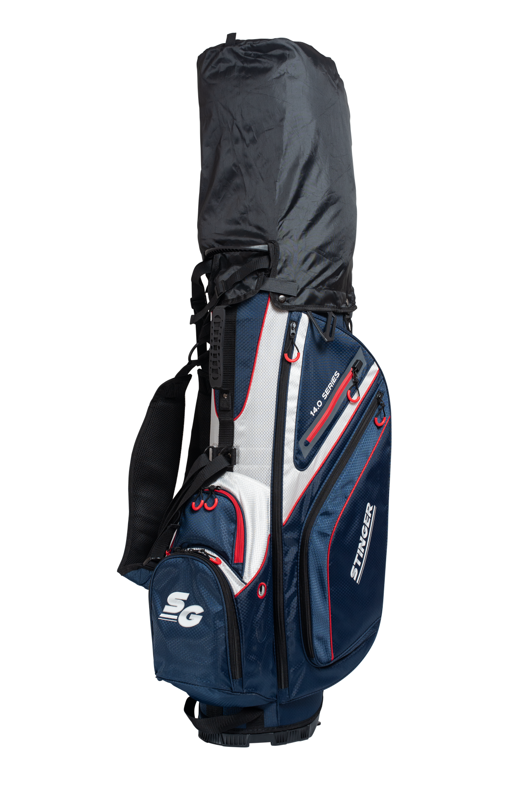 Stinger Stand Bag - Navy / White / Red