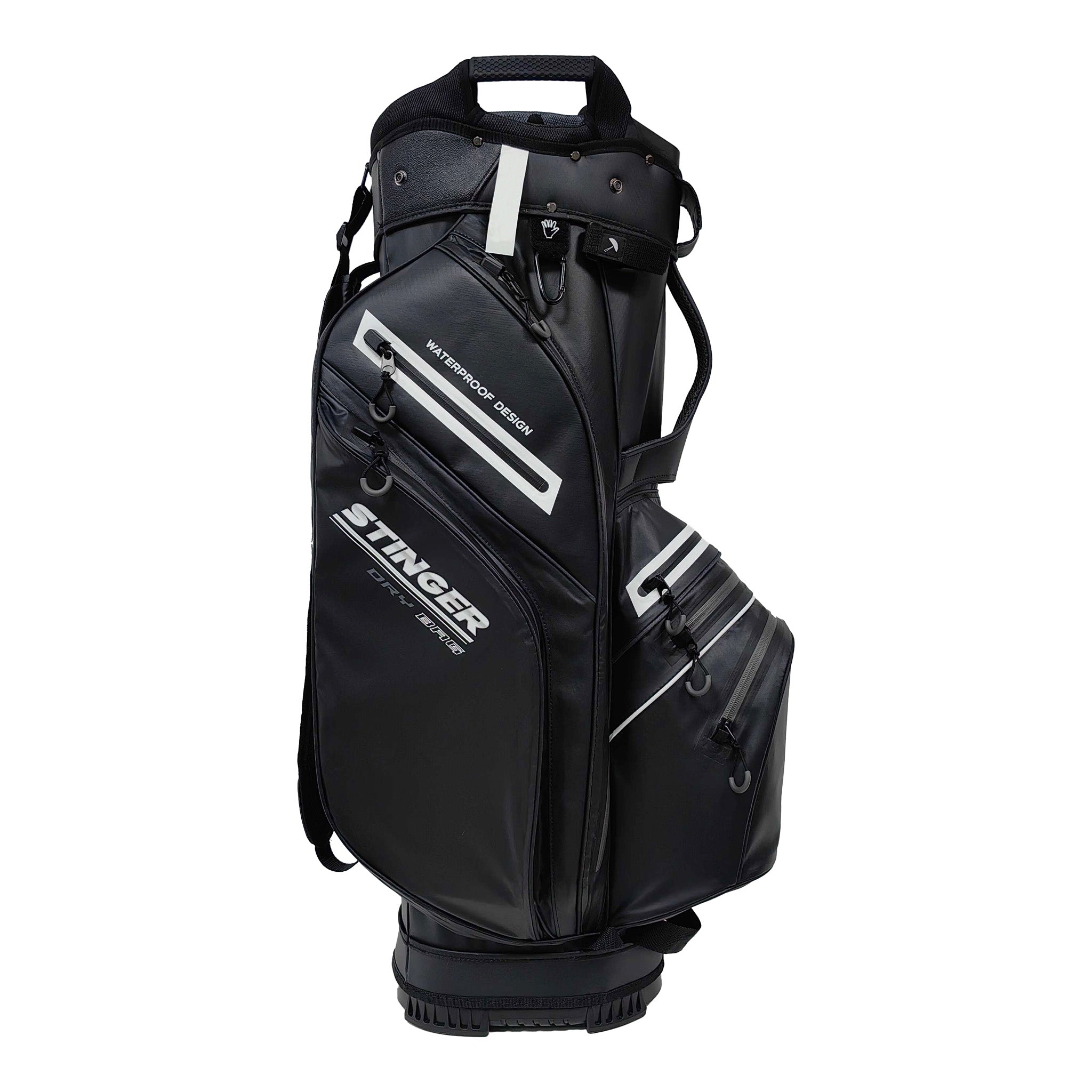 Stinger Waterproof Golf Bag Version 2 - Black/Grey