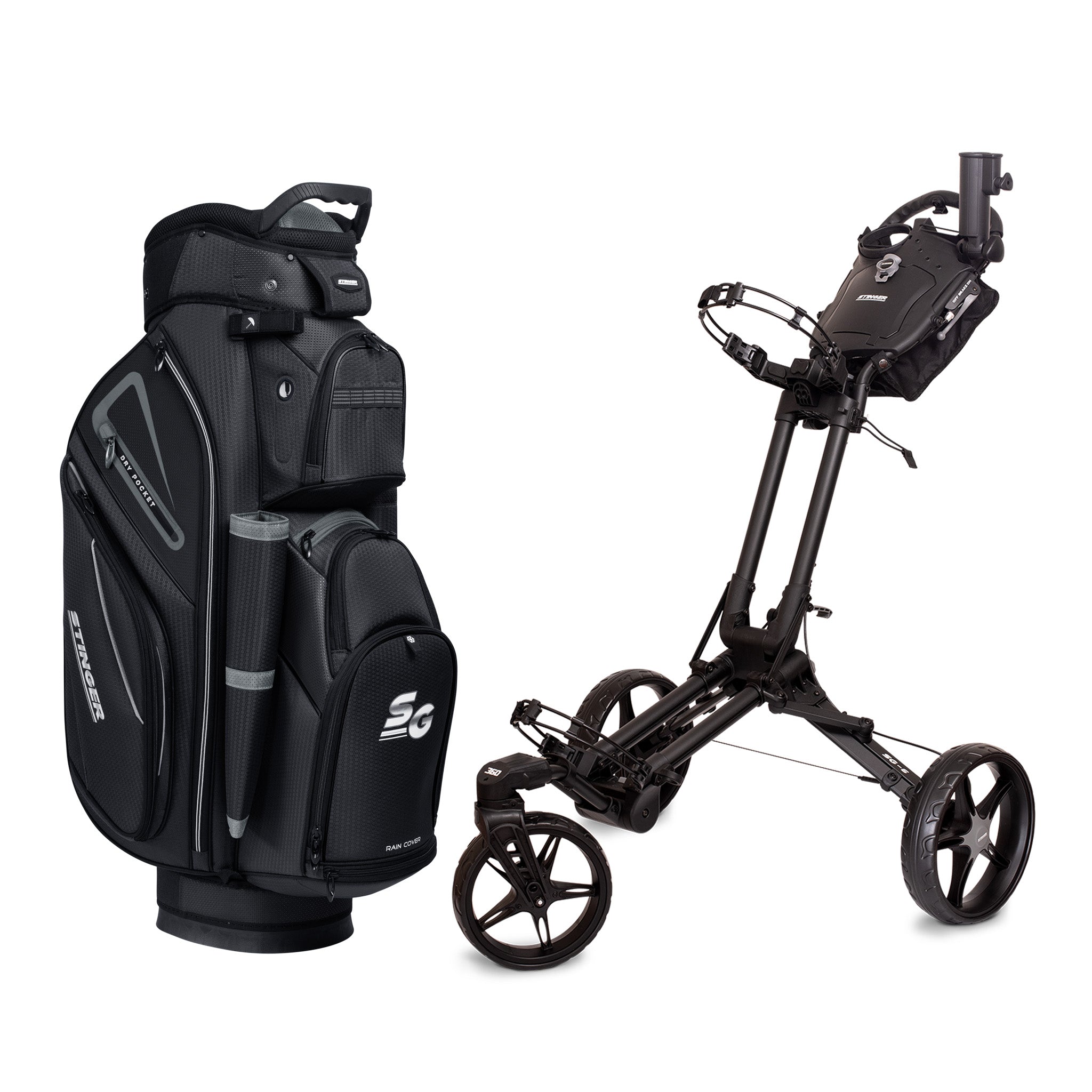 Golf bag discount and buggy