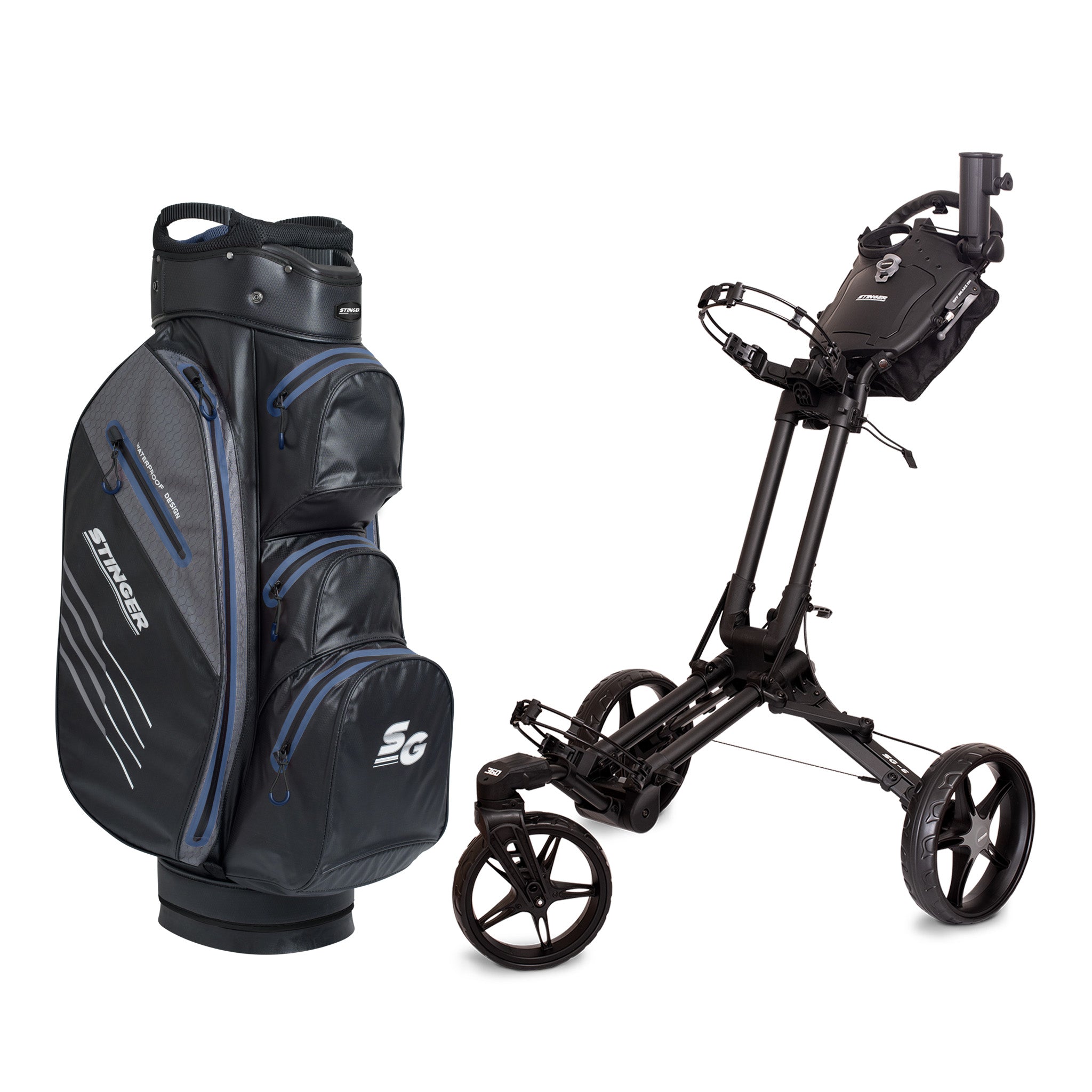 Stinger SG-6 Golf Buggy & Golf Bag Bundle